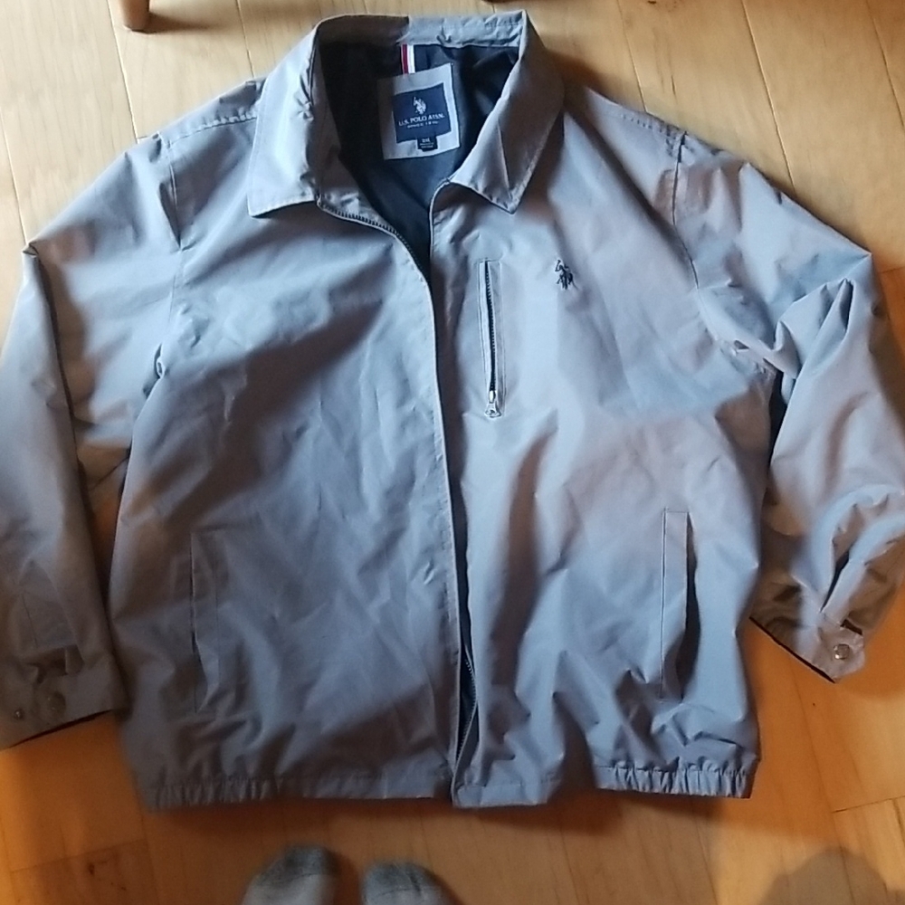 Men's Gray Us Polo Assn Jacket